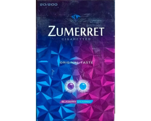 Сигареты Zumerret Blueberry Spearmint Nano с доставкой