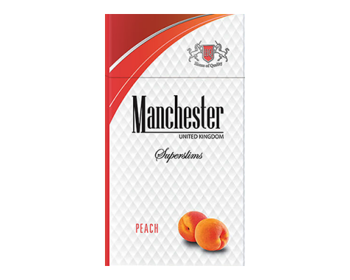 Сигареты Manchester Peach Superslims с доставкой