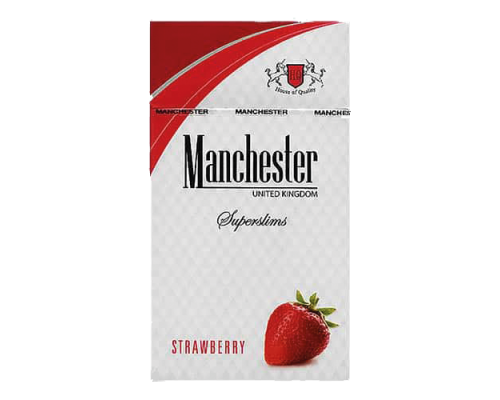 Сигареты Manchester Strawberry Superslims с доставкой