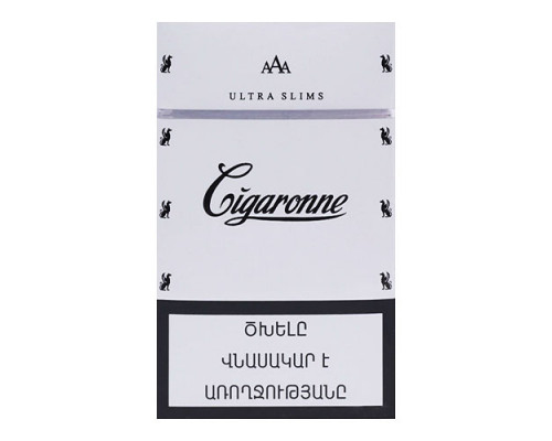 Сигареты Cigaronne Ultraslims White с доставкой