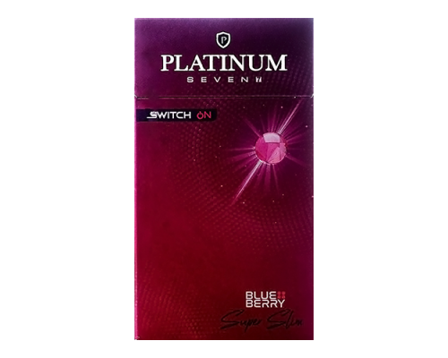 Сигареты Platinum Seven Superslims Blueberry Switch On с доставкой